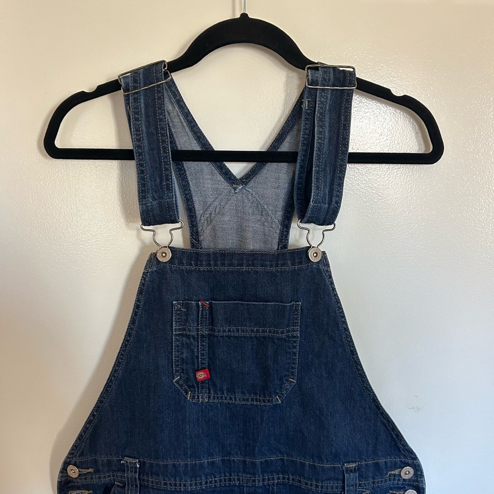 Dickies Denim Overalls with Pocket Detail